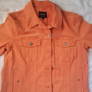 Liverpool Women's Vibrant Orange Jean Jacket